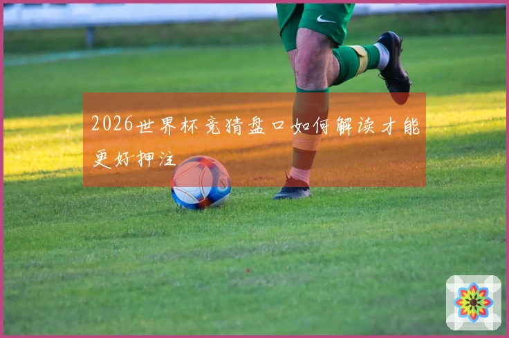 2026世界杯竞猜盘口如何解读才能更好押注