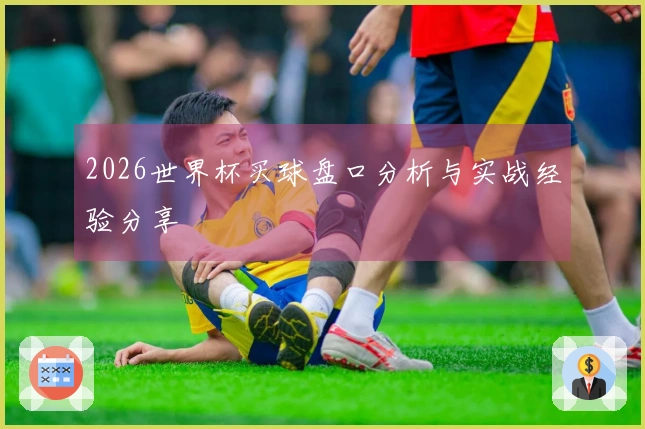 2026世界杯买球盘口分析与实战经验分享
